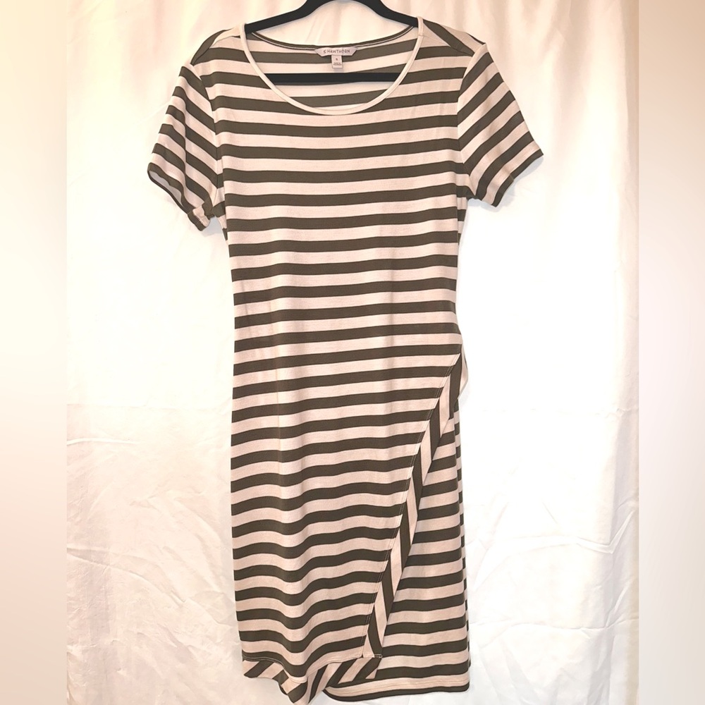 Market & Spruce Brigitte Knit Dress, XL Olive